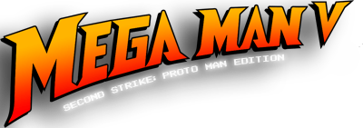 Mega Man 5 logo for NES